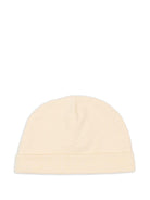 Berretto per neonati Moschino Kids beige con motivo orsetto - Rubino Kids