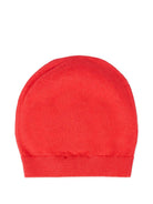 Berretto per neonati Moschino Kids rosso con motivo Teddy - Rubino Kids