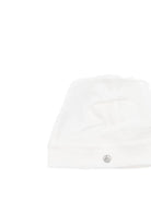 Berretto per neonati Petit Bateau bianco con logo sul davanti - Rubino Kids
