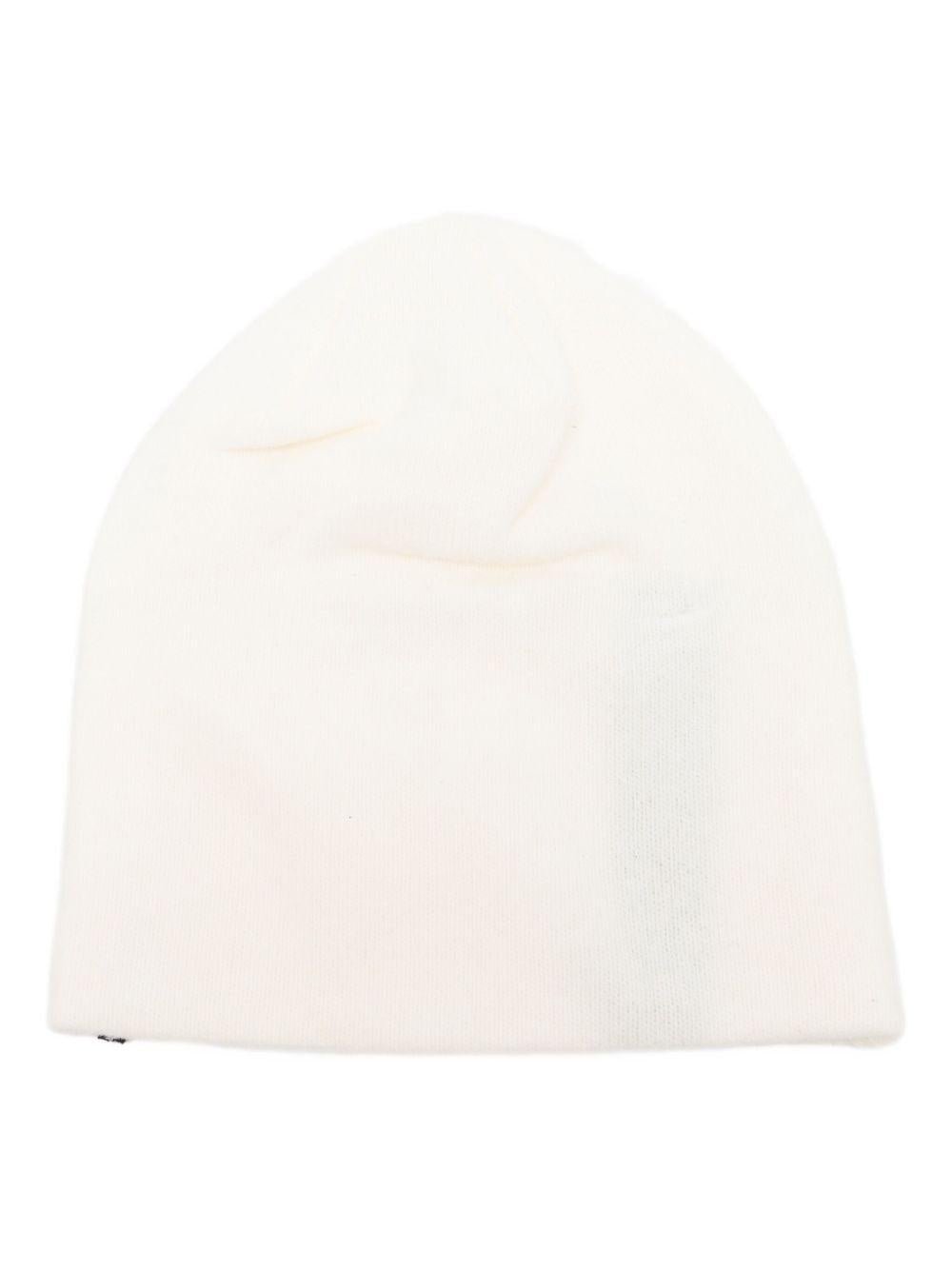 Berretto per neonato Album di Famiglia Kids bianco con etichetta con logo - Rubino Kids