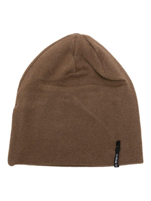 Berretto per neonato Album di Famiglia Kids marrone con etichetta con logo