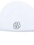 Berretto per neonato Boss Kids azzurro con logo ricamato - Rubino Kids