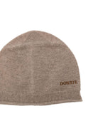 Berretto per neonato Donsje beige con logo ricamato - Rubino Kids