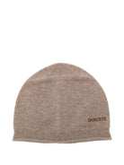 Berretto per neonato Donsje beige con logo ricamato - Rubino Kids