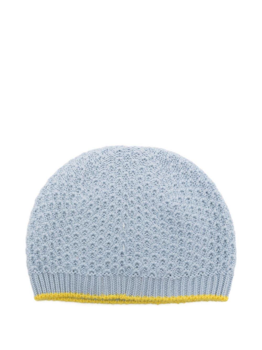 Berretto per neonato Gensami Kids azzurro con bordi aderente - Rubino Kids