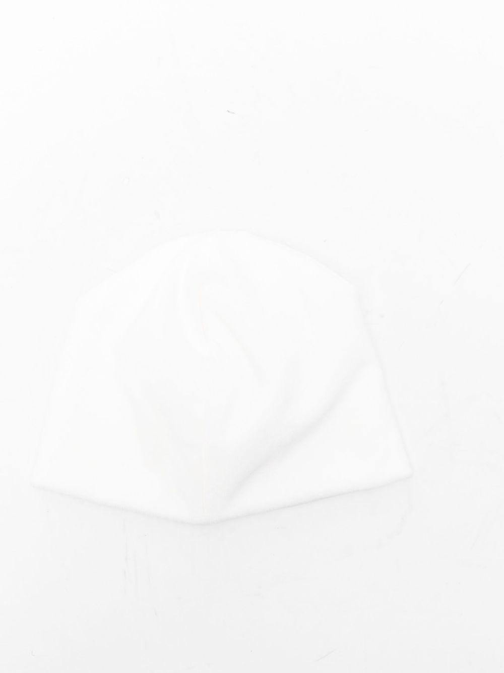 Berretto per neonato La Stupenderia bianco con motivo a cuore azzurro - Rubino Kids