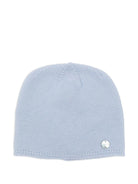 Berretto per neonato Paz Rodriguez azzurro con logo - Rubino Kids