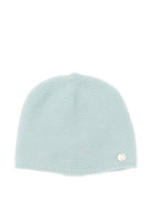 Berretto per neonato Paz Rodríguez azzurro con placco con logo - Rubino Kids