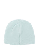 Berretto per neonato Paz Rodríguez azzurro con placco con logo - Rubino Kids