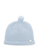 Berretto per neonato Paz Rodrìguez azzurro con pompon - Rubino Kids