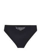 Bikini per bambina Givenchy Kids nero con stampa logo - Rubino Kids