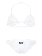 Bikini per bambina MC2 Saint Barth Kids Cris bianco con design classico - Rubino Kids