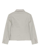 Blazer doppiopetto per bambina Pinko Kids beige con revers a lancia - Rubino Kids