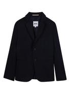Blazer monopetto per bambino BOSS Kids blu con revers classici - Rubino Kids