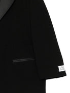 Blazer per bambina Douuod Kids nero a tre bottoni con revers classici - Rubino Kids