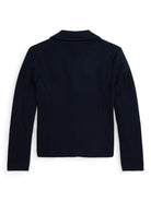 Blazer per bambina POLO RALPH LAUREN KIDS blu con ricamo - Rubino Kids