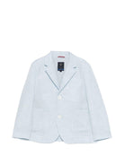 Blazer per bambino Fay Kids azzurro con revers classici - Rubino Kids