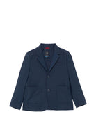 Blazer per bambino Fay Kids blu con revers classici - Rubino Kids