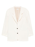Blazer per donna Alysi bianco con texture a coste - Rubino Kids