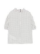 Blusa bianca a pois per bambina Philosophy Di Lorenzo Serafini Kids - Rubino Kids