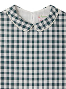 Blusa Elivia per bambina Bonpoint verde con girocollo - Rubino Kids