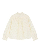 Blusa per bambina Bonpoint bianco con ruches - Rubino Kids