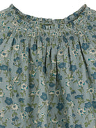 Blusa per bambina Bonpoint verde con stampa a fiori - Rubino Kids