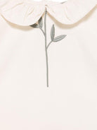 Blusa per bambina Donsje Sennie beige con dettaglio con ruches - Rubino Kids