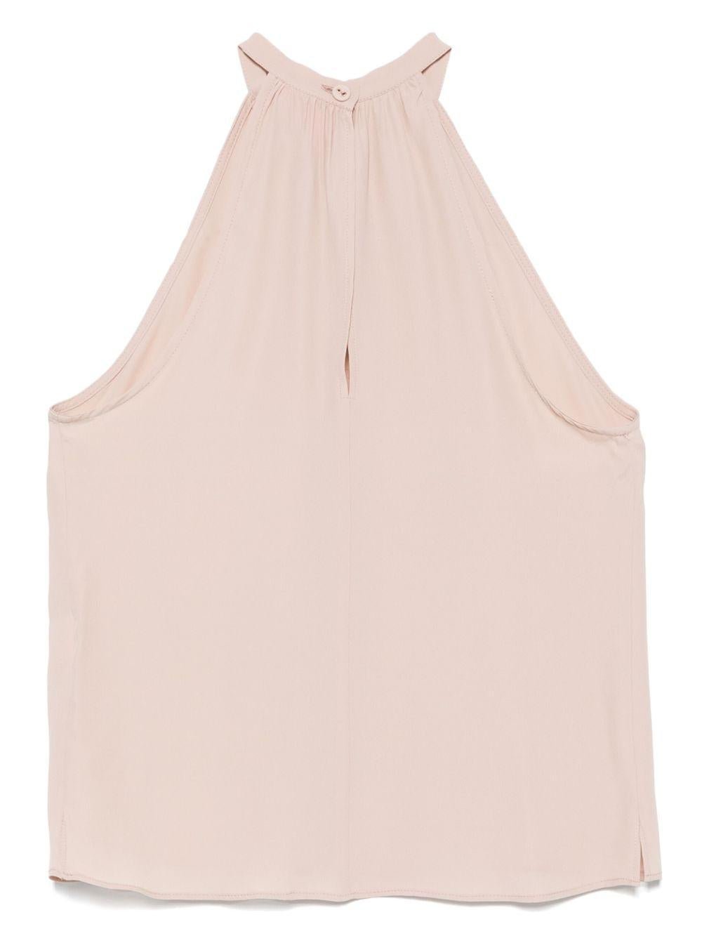 Blusa per donna Merci beige con scollo all'americana - Rubino Kids