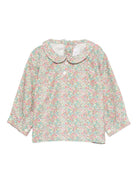 Blusa per neonata Mariella Ferrari multicolore con stampa floreale - Rubino Kids