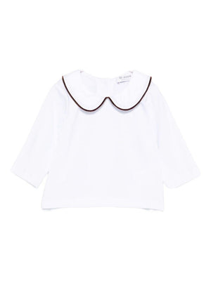 Jesurum Baby White Blouse with Peter Pan Collar