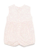 Body a fiori per neonata Il Gufo rosa con girocollo - Rubino Kids