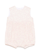 Body a fiori per neonata Il Gufo rosa con girocollo - Rubino Kids