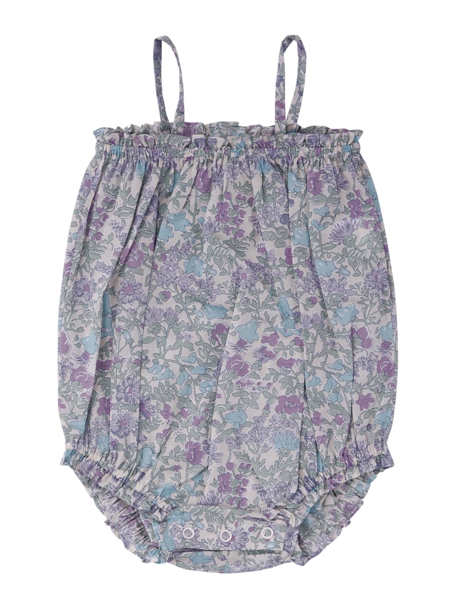 Body per bambina Bonpoint beige con stampa grafica a fiori - Rubino Kids