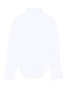 Body per bambina John Richmond Junior bianco con maniche lunghe - Rubino Kids