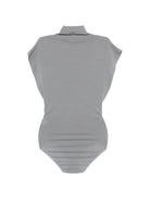 Body per donna Alysi grigio con collo alto - Rubino Kids