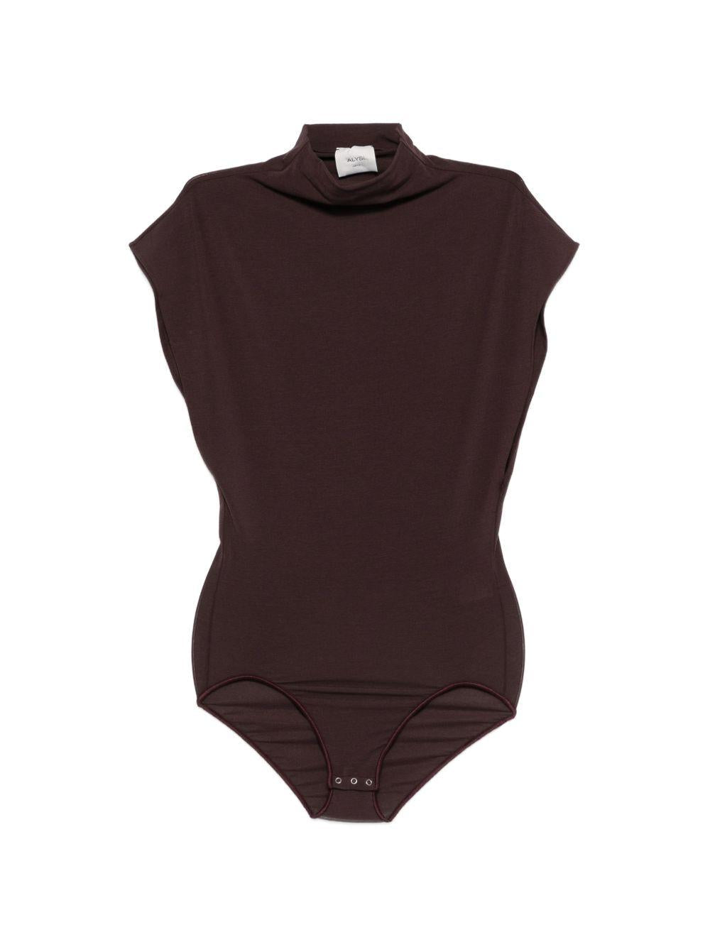 Body per donna Alysi rosso con maniche ad aletta - Rubino Kids