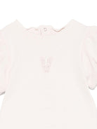 Body per neonata Donsje Nowie beige con motivo con ricamo - Rubino Kids