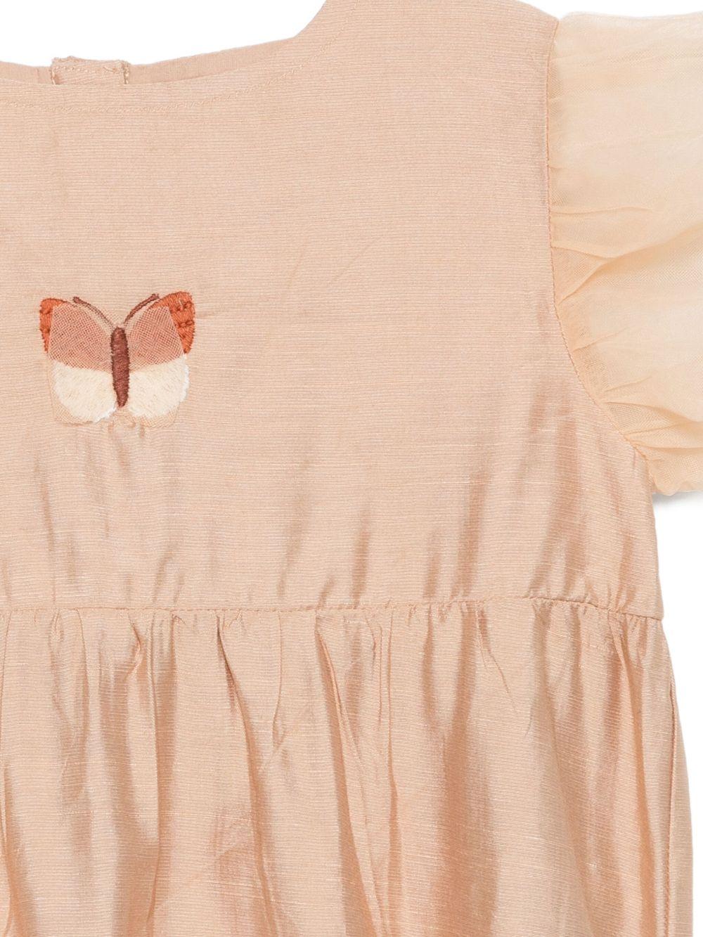 Body per neonata Donsje rosa decorato con farfalle - Rubino Kids