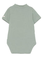 Body per neonata Donsje verde con dettaglio con ricamo ad ape - Rubino Kids