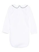 Body per neonata Mariella Ferrari bianco con colletto smerlato - Rubino Kids