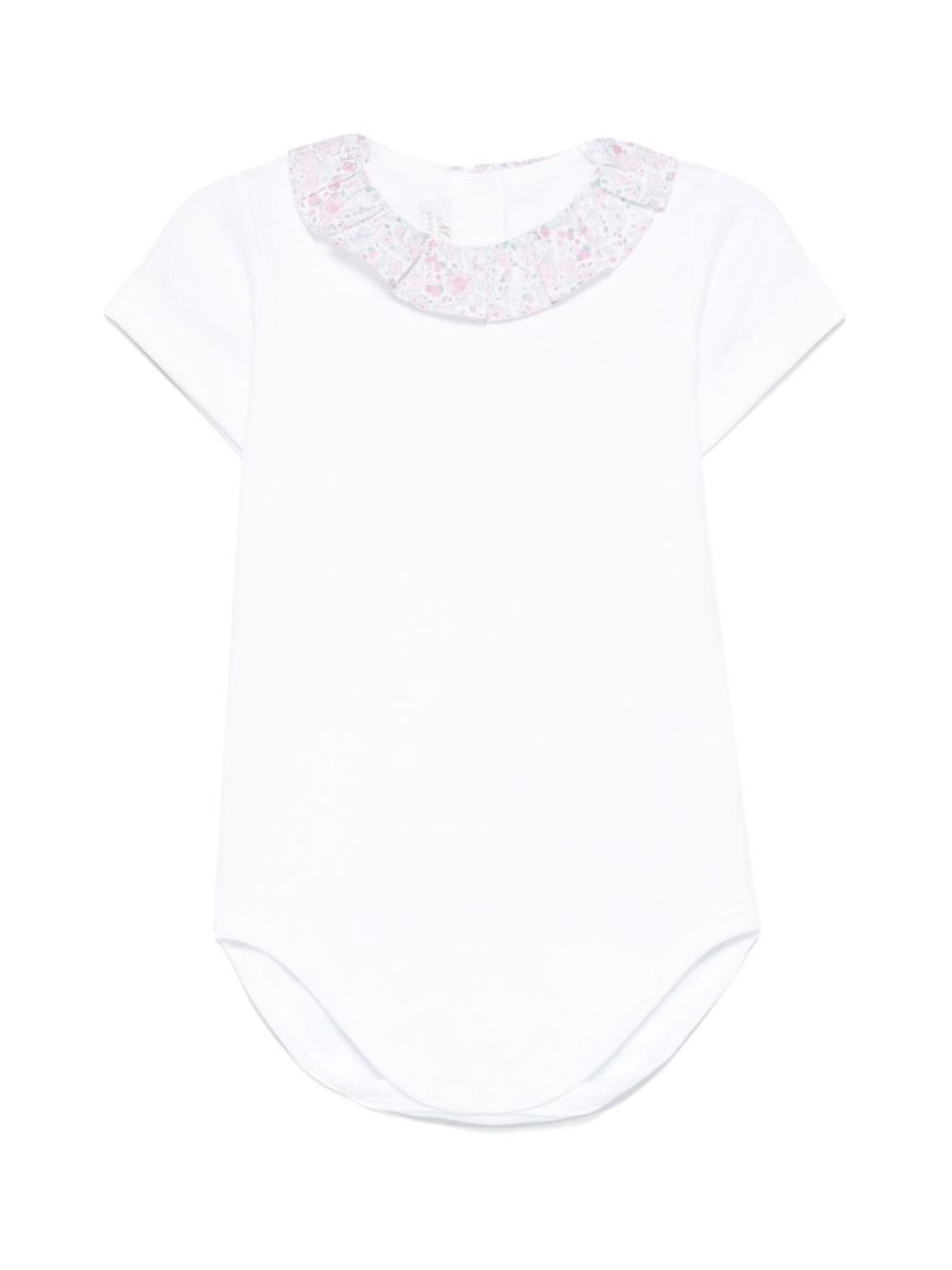 Body per neonata Mariella Ferrari bianco con ruches - Rubino Kids