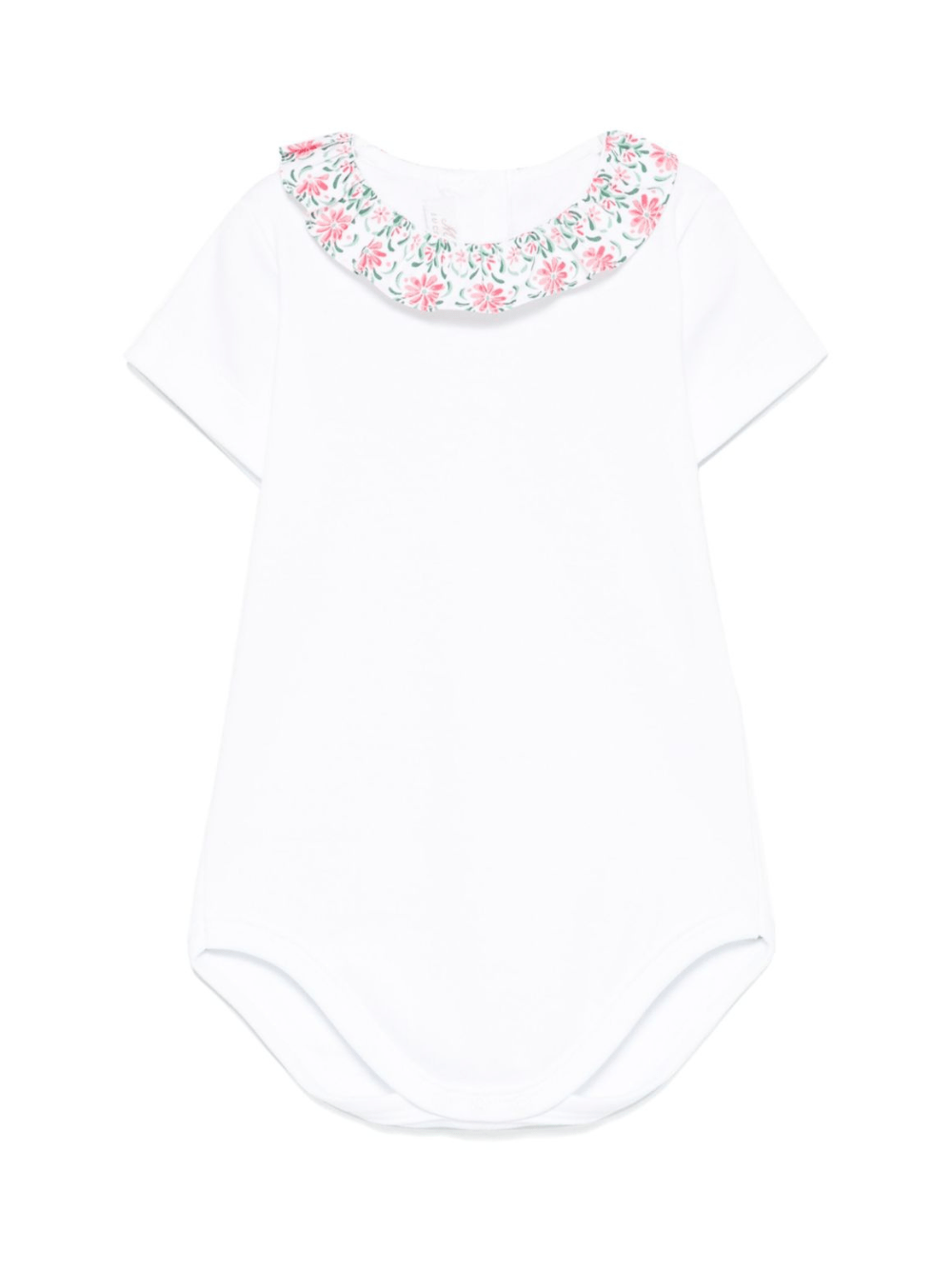 Body per neonata Mariella Ferrari bianco con ruches - Rubino Kids