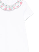 Body per neonata Mariella Ferrari bianco con ruches - Rubino Kids