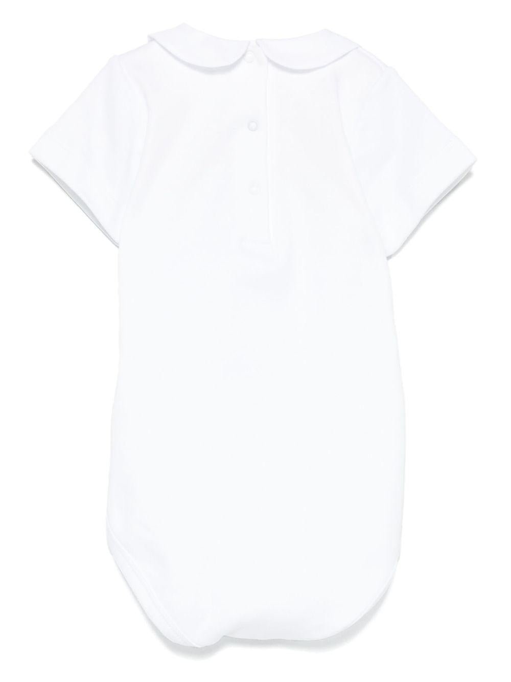 Body per neonata Mariella Ferrari bianco con stampa ciliegie - Rubino Kids