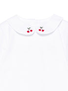 Body per neonata Mariella Ferrari bianco con stampa ciliegie - Rubino Kids