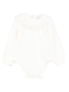 Body per neonata Monnalisa bianco con ruches - Rubino Kids
