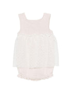 Body per neonata Paz Rodriguez beige con motivo a pois - Rubino Kids