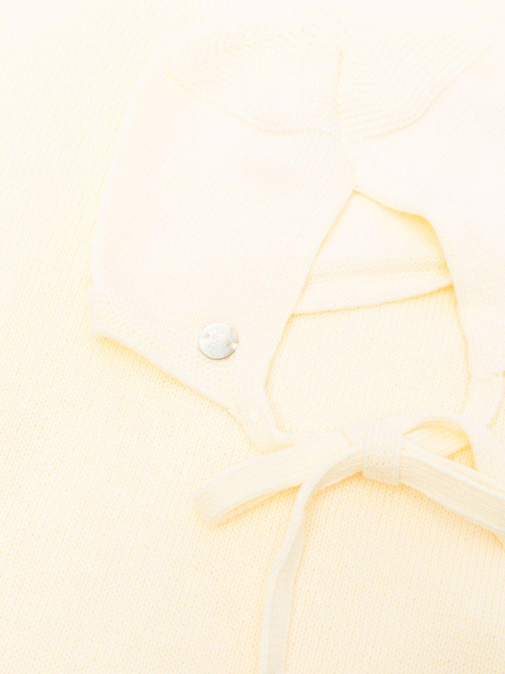 Body per neonata Paz Rodriguez giallo in maglia - Rubino Kids