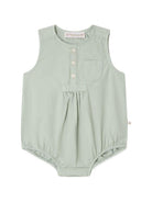 Body per neonati Bonpoint verde con taschino sul petto - Rubino Kids